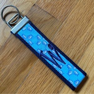 Handmade Southern Tide ‘W’ Key Fob